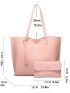 Tassel Decor Shoulder Tote Bag With Purse, Mothers Day Gift For Mom, Best Work Bag For Women
