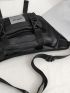 Letter Patch Large Capacity Waist Bag
