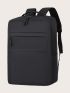 3pcs Two Tone Functional Backpack Set