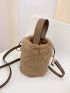 Mini Drawstring Design Bucket Bag