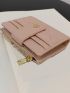Quilted Fold Over Small Purse Multi-Card Card Organizer For Storage Credit Cards