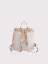 Tassel Decor Functional Backpack