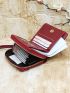 Crocodile Embossed Letter Decor Card Holder