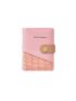 Letter Graphic Crocodile Embossed Small Wallet