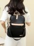 Patch Decor Functional Backpack