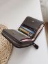 Quilted Detail Small Wallet