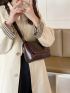 Vintage Design Flap Square Bag