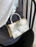 Mini Tie Dye Twist Lock Flap Square Bag