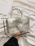 Mini Tie Dye Twist Lock Flap Square Bag