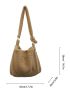 Minimalist Fluffy Hobo Bag