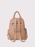 Metal Decor Functional Backpack