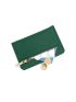 Slogan Graphic Litchi Embossed Small Wallet