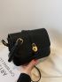 Mini Twist Lock Flap Square Bag