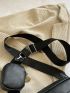 Mini Square Bag With Purse