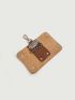 Litchi Embossed Key Bag Car Holder Case