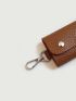 Litchi Embossed Key Bag Car Holder Case