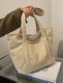 Minimalist Double Handle Shopper Bag