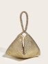 Rhinestone Decor Evening Bag