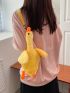 Mini Duck Design Fluffy Novelty Bag