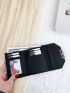 Two Tone Fold Over Small Wallet