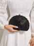 Sequin Decor Chain Box Bag