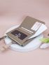 Litchi Embossed Small Wallet With Wristlet