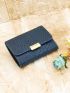 Snakeskin Embossed Small Wallet