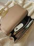 Chevron Quilted Flap Square Bag