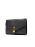 Letter Detail Fold Over Small Wallet
