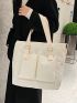 Large Capacity Double Handle Shopper Bag