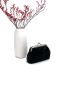 Neon-pink Kiss Lock Fluffy Coin Purse