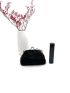 Neon-pink Kiss Lock Fluffy Coin Purse