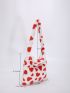 Heart Graphic Hobo Bag