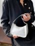 Mini Glitter Zipper Hobo Bag