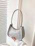 Mini Glitter Zipper Hobo Bag