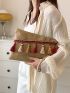 Tassel Decor Square Bag