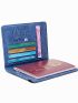 Letter Detail Passport Case With Luggage Tag
