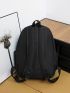 3pcs Letter Graphic Functional Backpack Set