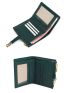 Quilted Detail Metal Lock Small Wallet