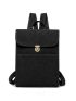 Push Lock Flap Backpack