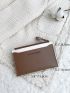 Two Tone Letter Embossed Card Holder