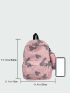 3pcs Graphic Functional Backpack Set