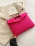 Two Tone Clutch Bag