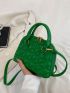 Quilted Double Handle Dome Bag