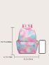 3pcs Tie Dye Functional Backpack Set