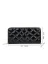 Quilted Long Wallet