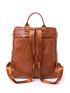 Bow Decor Zip Front Functional Backpack