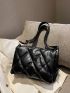 Minimalist Quilted Square Bag