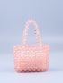 Mini Beaded Satchel Bag