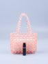 Mini Beaded Satchel Bag